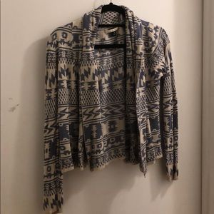 Francesca’s flowy cardigan